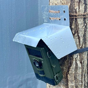 【まもルーフ】トレイルカメラ用 アルミ製レインルーフ