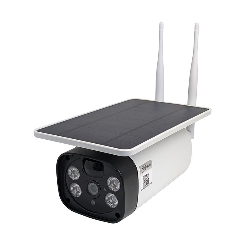 【ソーラー充電式】屋外防犯カメラ 400万画素 SDカード録画 TSD-SPSD400S